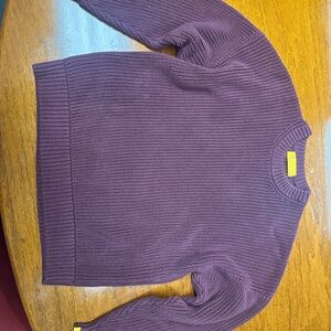 Men's YELLOW LABEL CO. sweater size Small “wine” color